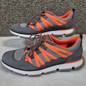 Cole Haan 4.Zerogrand Seventy-Five Sneakers Gray Orange C33840 Mens Size 13M